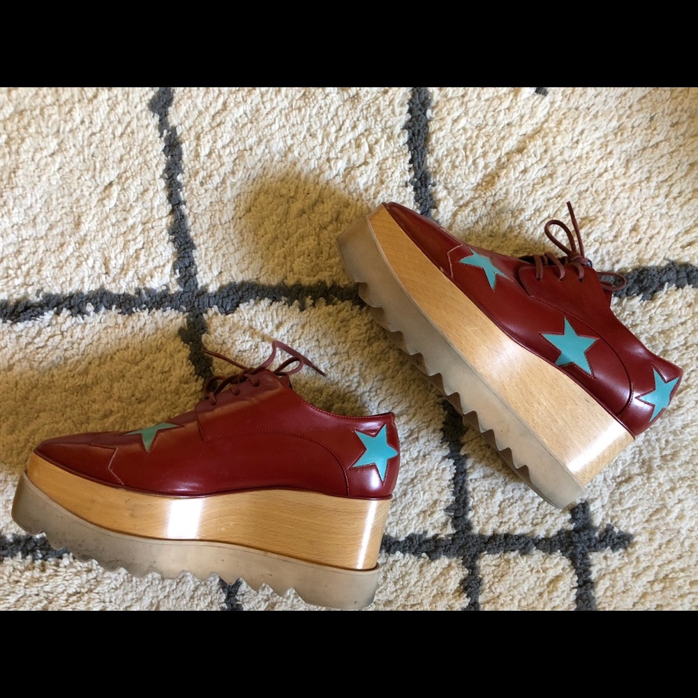 Host Pick Rare Stella McCartney Star Platform Shoe - Picture 4 of 8